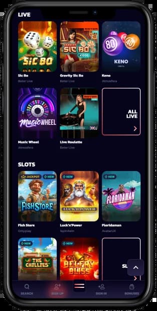 21bit casino Australia Mobile